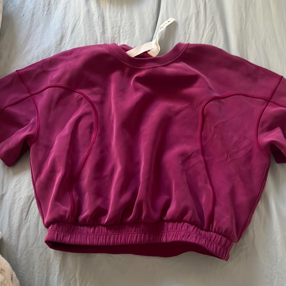 pink soft stream tee